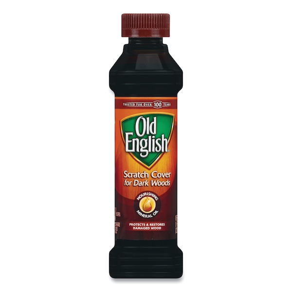 Old English® Furniture Scratch Cover, For Dark Woods, 8 oz Bottle, PK6